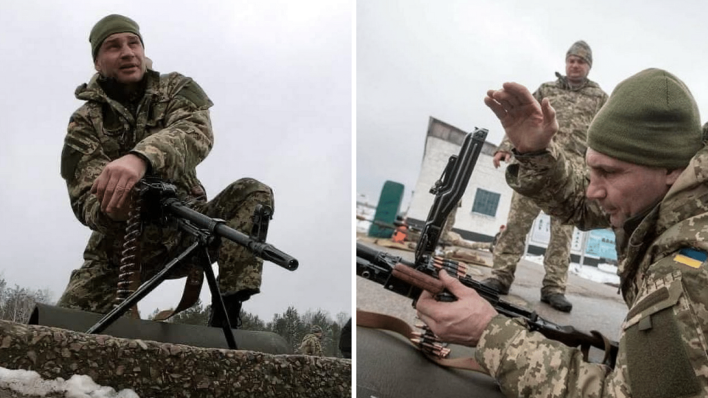 fascinating photos  - Former Boxing Champ and Mayor of Kyiv, Vitali Klitschko Joins Ukraine’s Armed Forces in Battle