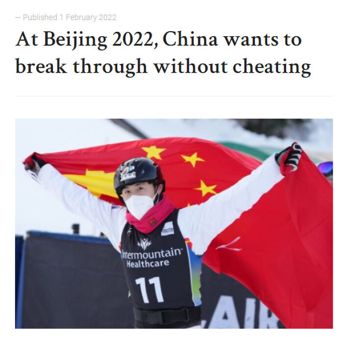 pics that aged poorly - china winter olympics cheating - Published At Beijing 2022, China wants to break through without cheating htermountain Healthcare 11 Saia
