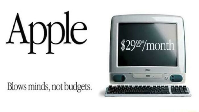pics that aged poorly - things that didnt age well - Apple $29224month Blows minds, not budgets.