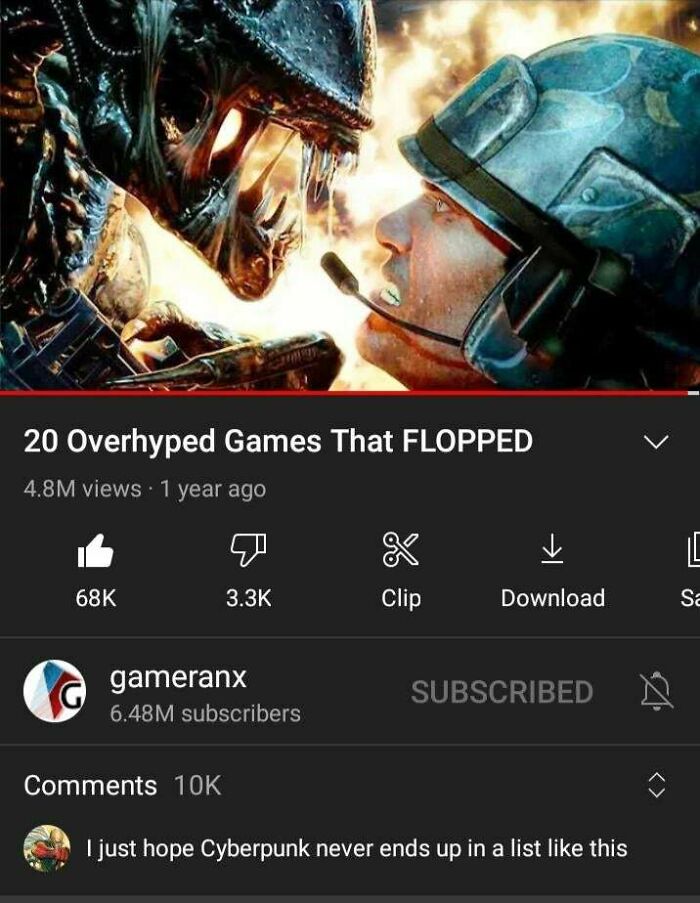 pics that aged poorly - cyberpunk 2077 age like milk - 20 Overhyped Games That Flopped L 4.8M views 1 year ago 68K Clip Download Se gameranx 6.48M subscribers Subscribed 10K I just hope Cyberpunk never ends up in a list this