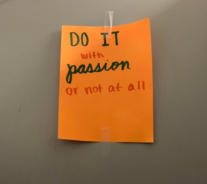 “Across from the toilet at my kids’ gymnastics gym”