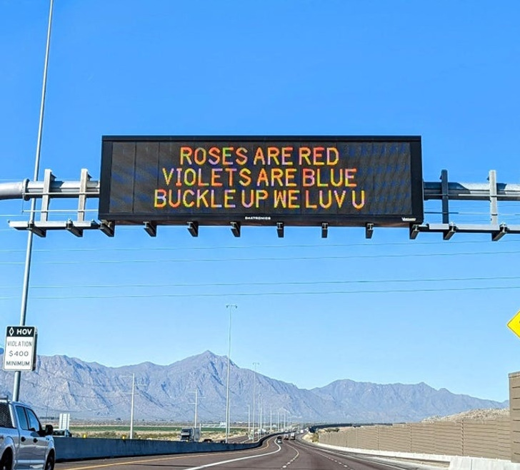 “I think someone at ADOT is trying to flirt with me.”