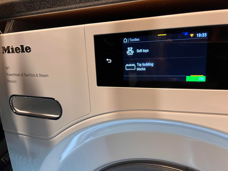 “Our new washing machine has a program for Lego(s).”