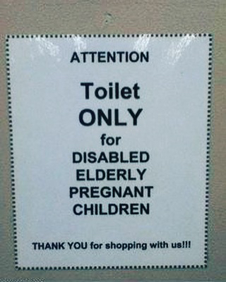 31 Absurd Signs Spotted In The Wild.