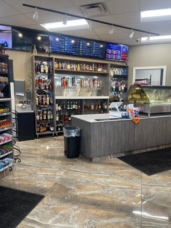 “The gas station by my house has a full bar inside.”