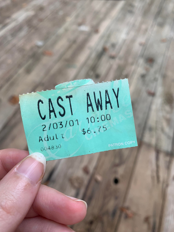 Found an old movie ticket cleaning out the house we just bought!