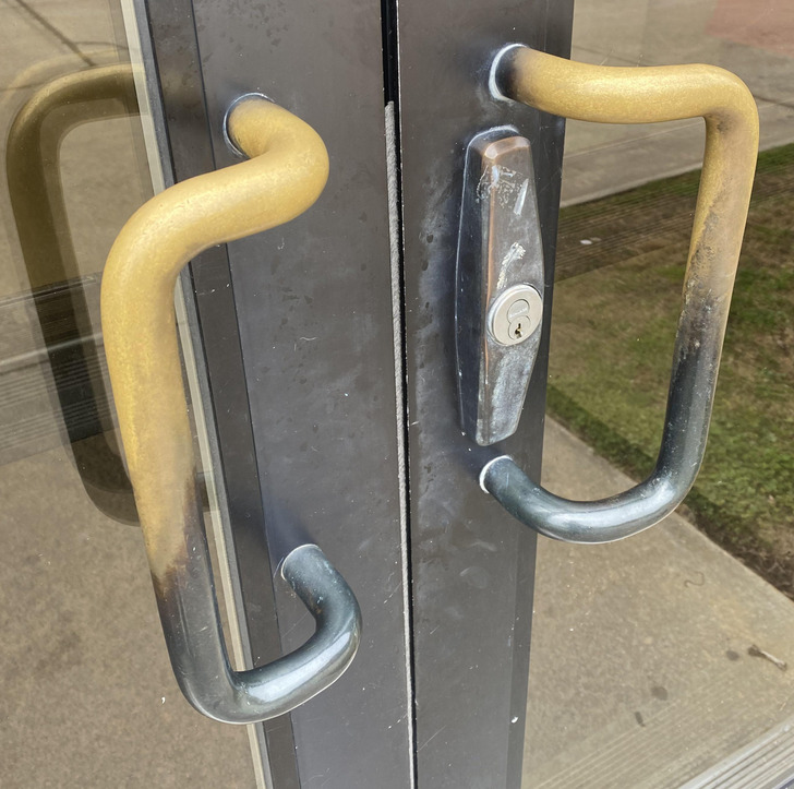 effect of time - door handle