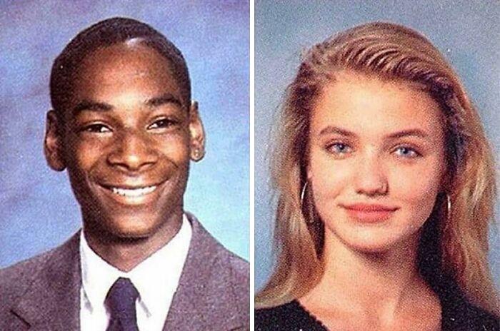 fascinating photos form history  - Snoop Dogg And Cameron Diaz Went To The Same High School