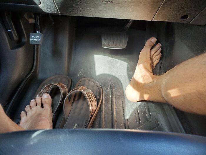 Driving Barefoot