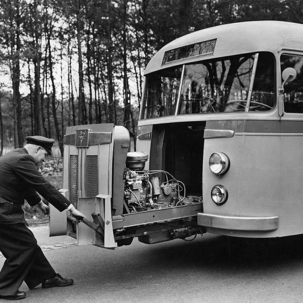 1950 daf domburg diesel bus