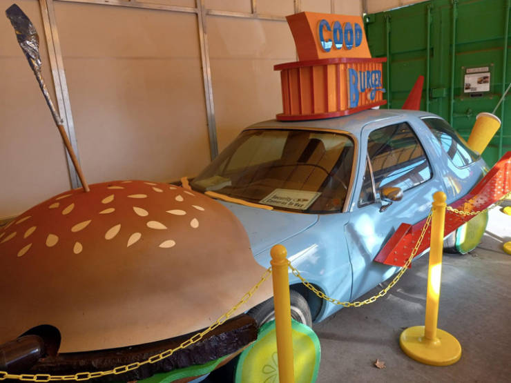 “A Good Burger car parked in Saint Louis at a Hi-Pointe Drive-in restaurant.”