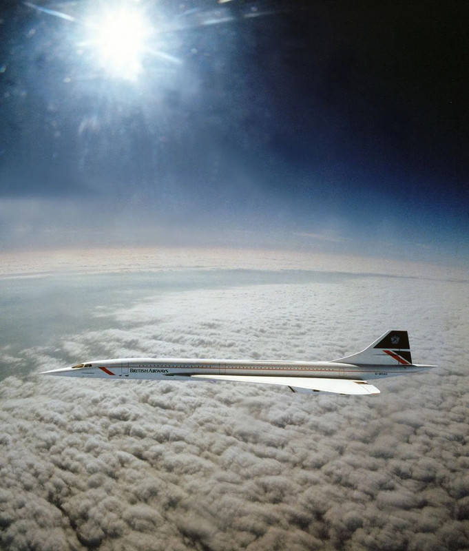 "The only picture ever taken of Concorde flying at supersonic speed"