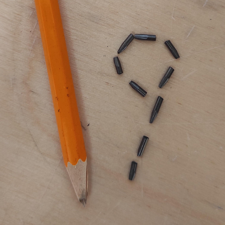 “Guess the pencil doesn’t want to be sharpened.”