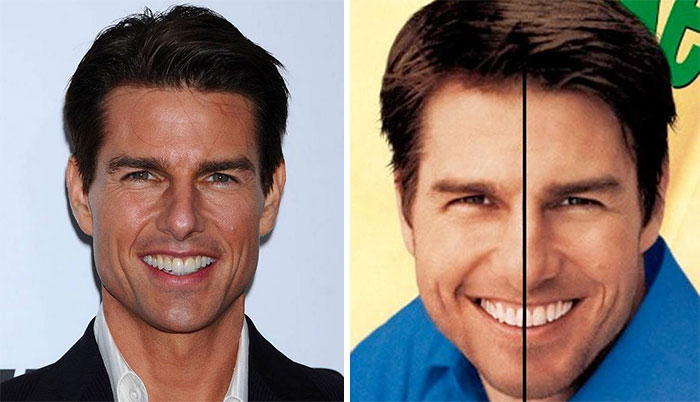 celebrity facts - Tom Cruise Has A Tooth That Sits Directly In The Middle Of His Face. Once You See It, You'll Never Un-See It