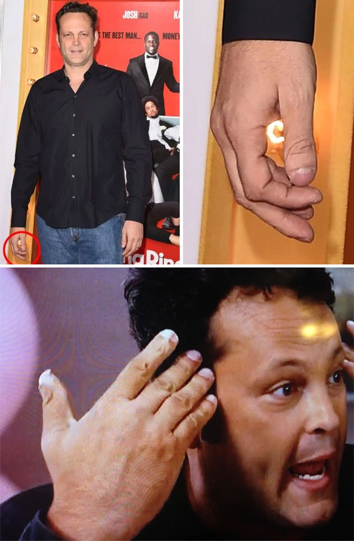 celebrity facts - Vince Vaughn Is Missing Part Of His Thumb