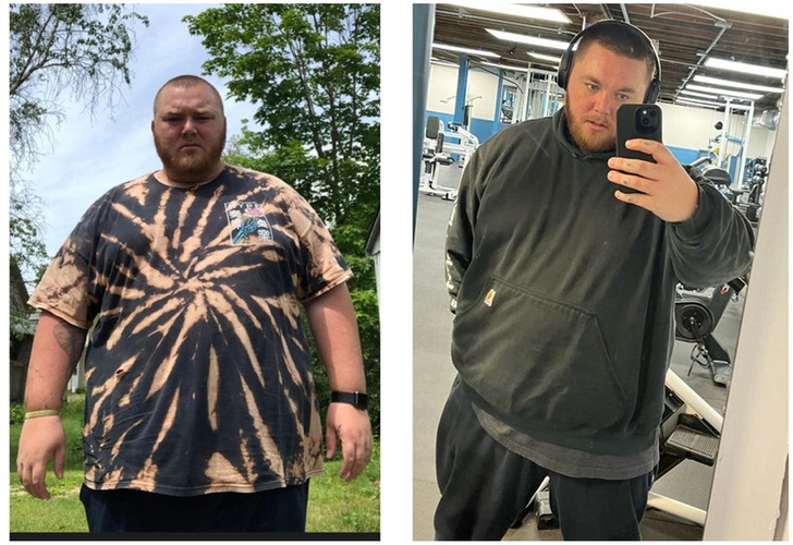 “Still need to lose about 100 lb to hit my goal.”