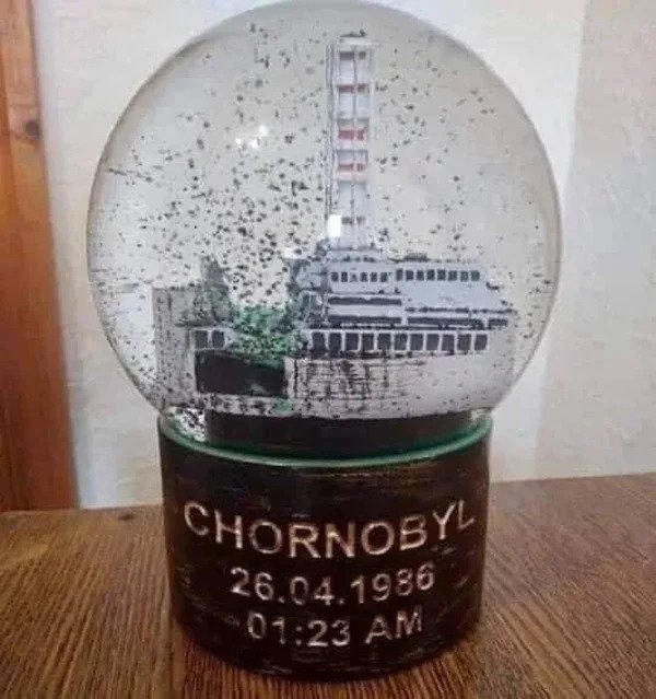 nope and cringe pics - chernobyl souvenir - Sbb Chornobyl 26.04.1986