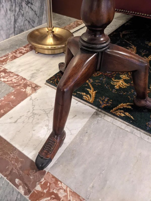 “The legs on this table in the Idaho State Capitol Building..”