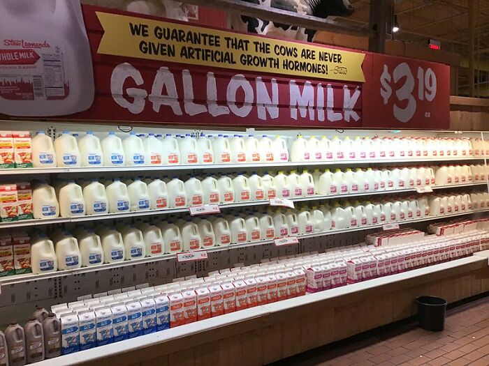 That you need to drink milk in order to get calcium. Calcium is a mineral and can be found in leafy greens and broccoli to name a couple. The whole, “got milk?” campaigns and all that were funded by the dairy industry. Pretty successful propaganda!