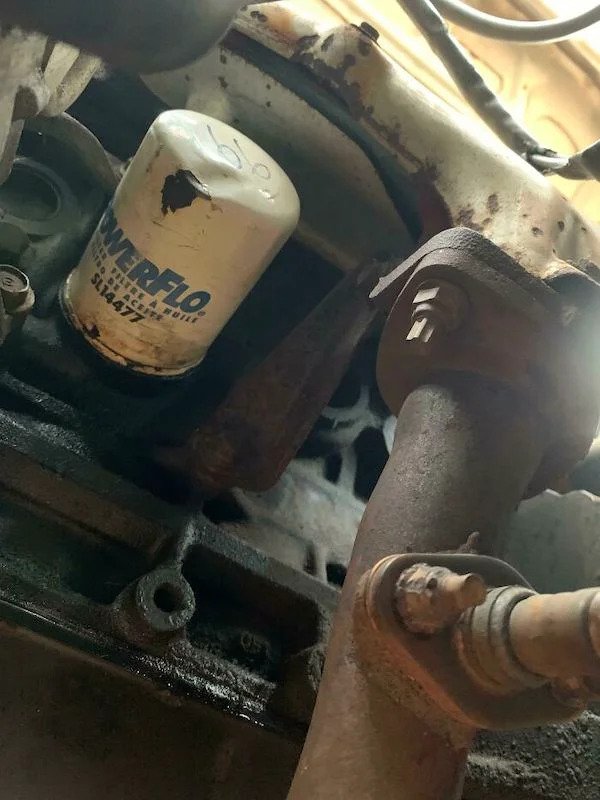 Friend in my math class asks me yesterday if I can help change his oil filter bc it’s been stuck and nobody has been able to get it off. Turns out it’s been stuck on there since 1999.