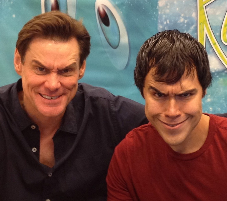 ’’I met Jim Carrey! I never thought he’d be cool with making faces with me, but he was totally down.’’