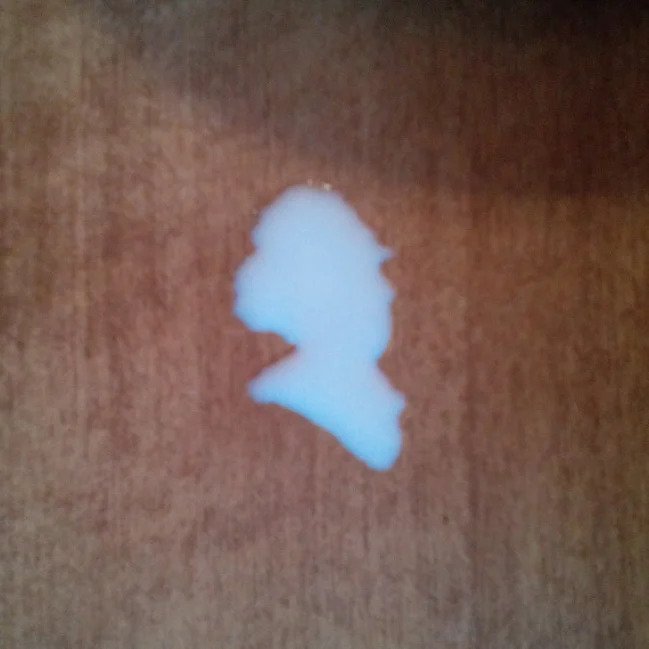 “That time I spilled milk and it looked like Sherlock Holmes”