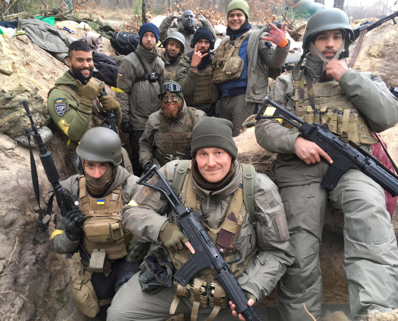 fascinating photos - Ukraine’s first International legion of territorial defence forces– fighters from the US, Mexico, India, Sweden, and more