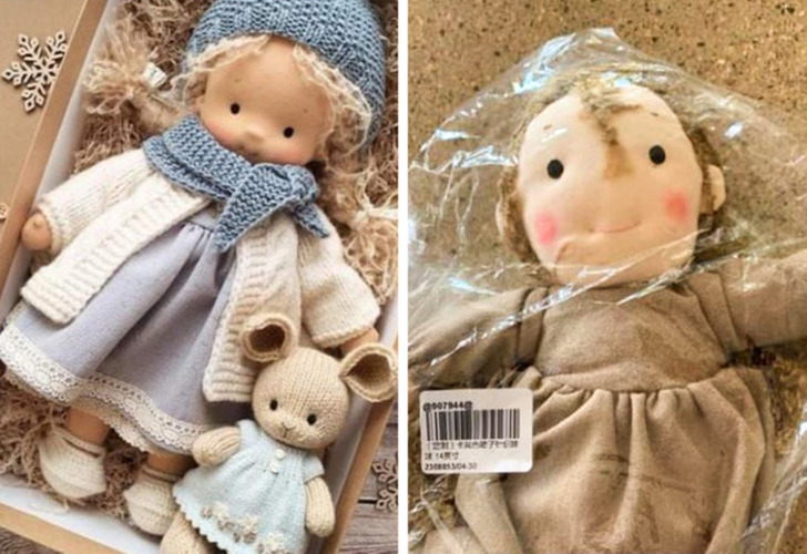 “This $40 doll that my mother got online”