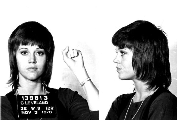 ordinary people shaping history - On 2 November 1970, actor and Vietnam GI resistance supporter Jane Fonda was arrested at Cleveland airport