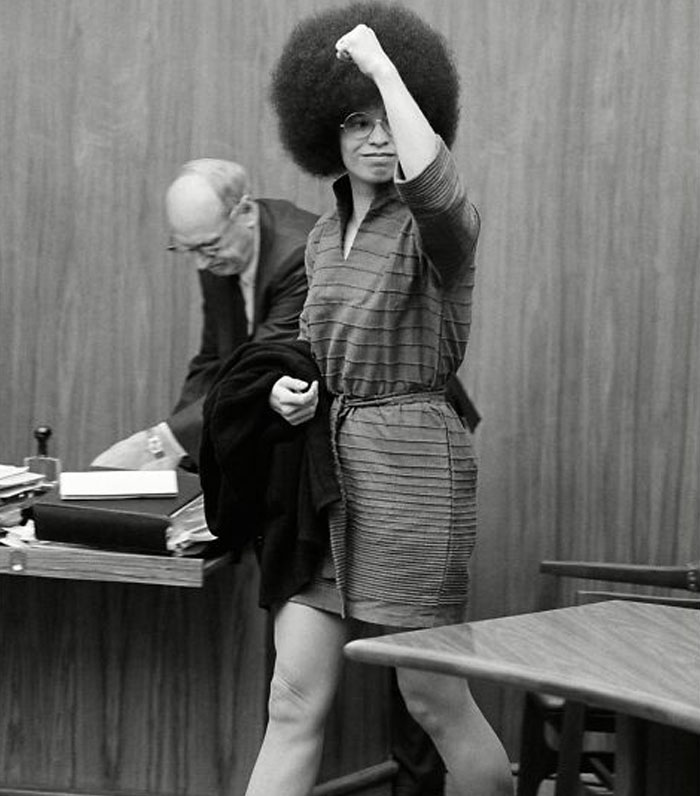 ordinary people shaping history - On 28 February 1972, the trial of legendary Black communist Angela Davis for murder