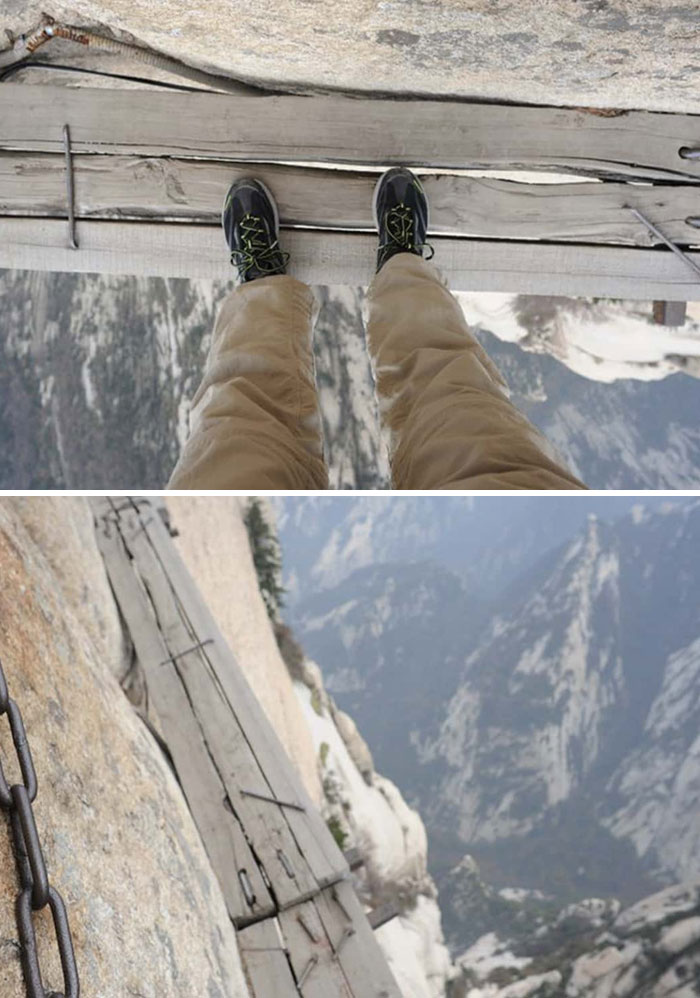 Standing On The Edge Of The World - Mt. Huashan, China