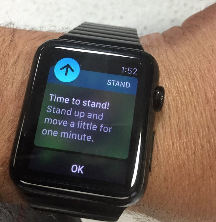 “As a paralyzed man, I feel my Apple watch might be mocking me.”