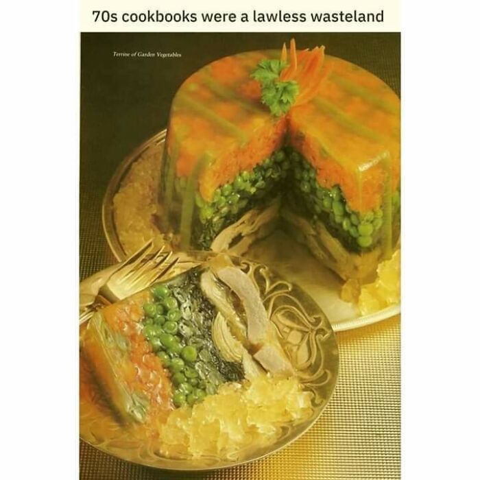 food fails -70s cookbook - 70s cookbooks were a lawless wasteland Terms of Cansin Vertallet