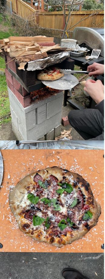 “My buddy’s pizza oven”