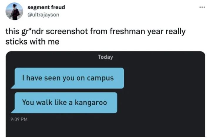 Funny Insults - Today I have seen you on campus. You walk a kangaroo