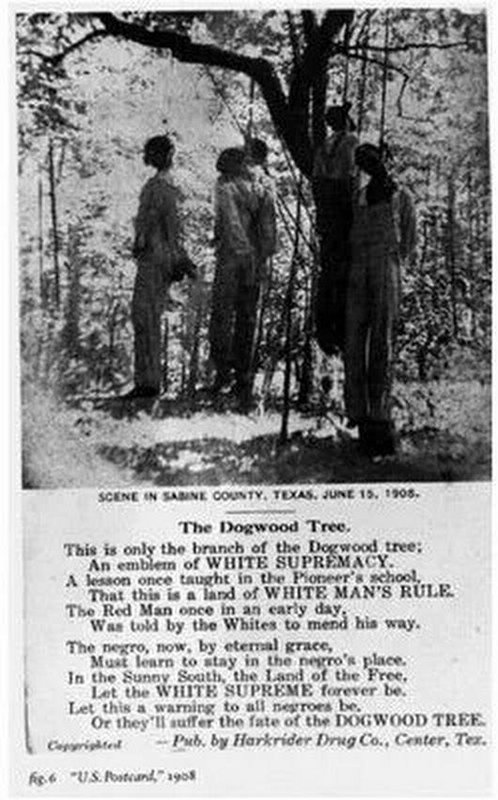 Lynching postcard from 1908