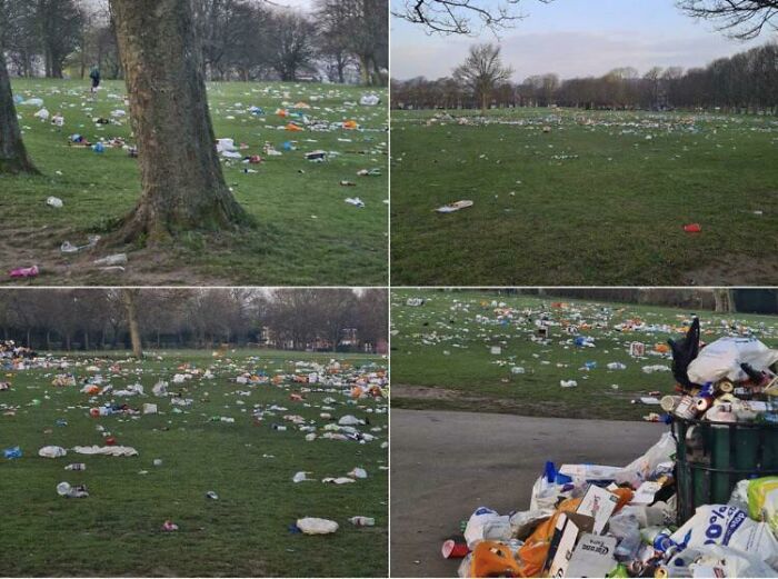 Heartless Photos - Trash in the park