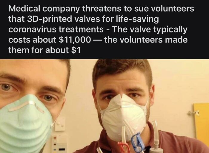 Heartless Photos - Medical company threatens to sue volunteers that 3Dprinted valves for lifesaving coronavirus treatments The valve typically costs about $11,000 the volunteers made them for about $1