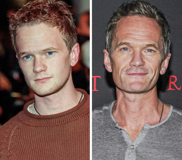 Neil Patrick Harris, age 24 and 48