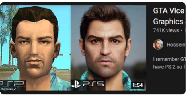 aged poorly - aged like milk - tommy vercetti rtx - Gta Vice Graphics views Hossein I remember Gt have Ps 2 so1 PS2