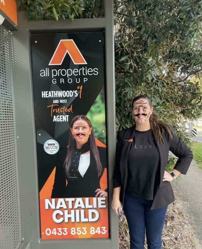 Mild Vandalism - A all properties Group Heathwood'S And Most Trusted Agent as Lsid yer Natalie Child