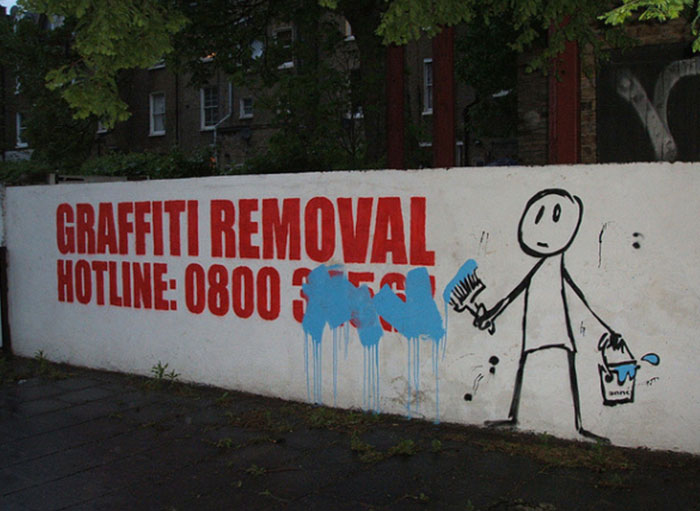Mild Vandalism - 10 Graffiti Removal Hotline
