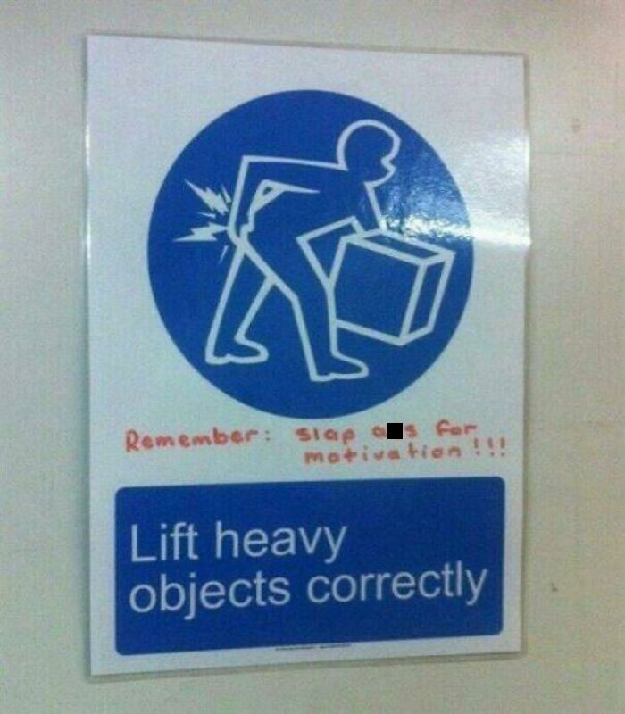 Mild Vandalism - Lift heavy objects correctly