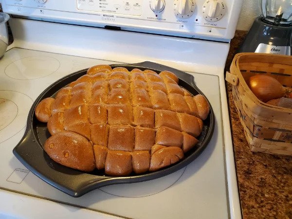 “Baked Turtle (It’s bread.)”