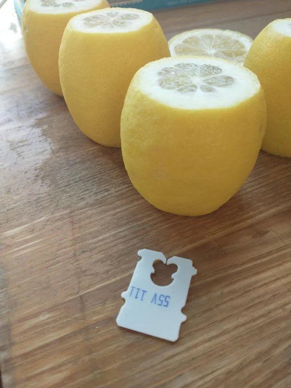 “Opened a bag of lemons today and the bag clip swore at me.”