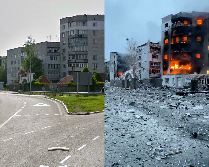 then and now - effects of time - ukraine before the war - Gon Til