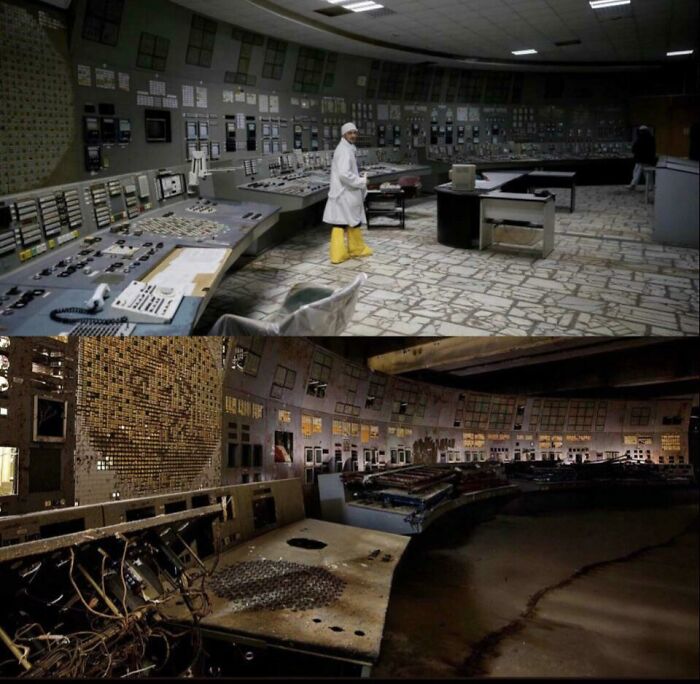 then and now - effects of time - can you go into chernobyl - View Ble Fold