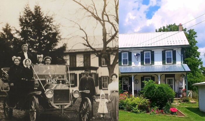 then and now - effects of time - house - 295
