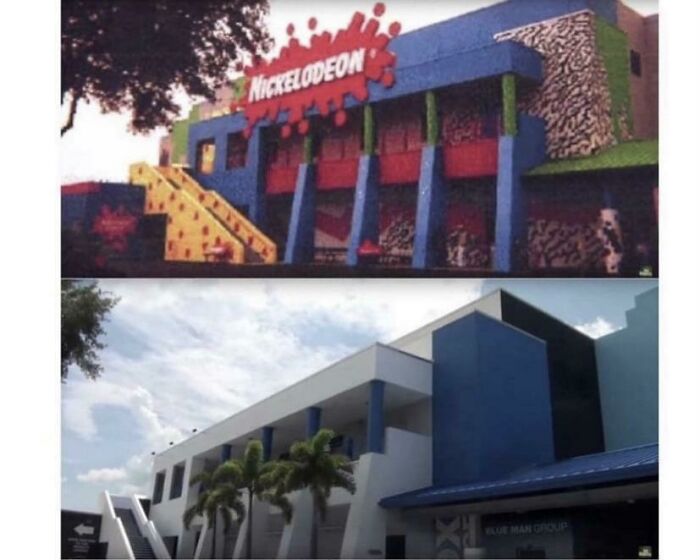 then and now - effects of time - nickelodeon studios