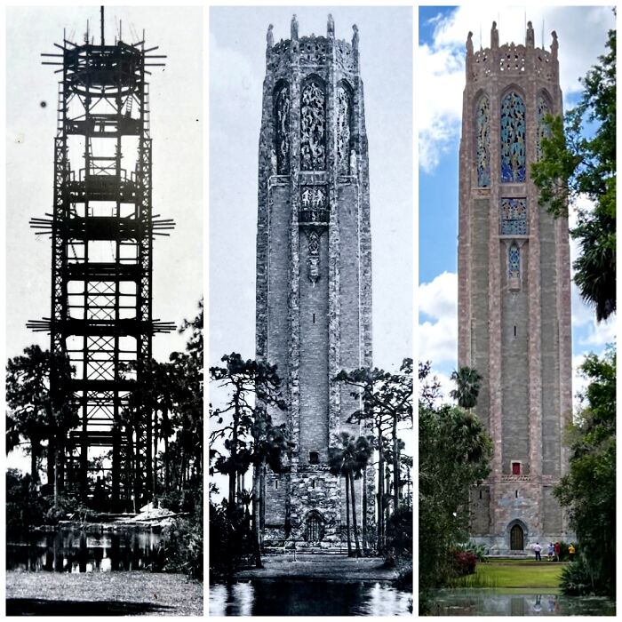then and now - effects of time - bok tower gardens